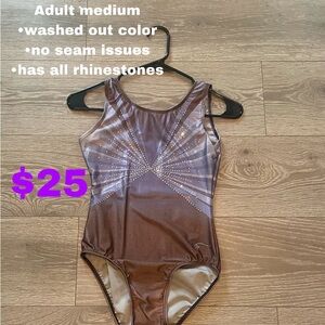 Purple and brown leotard